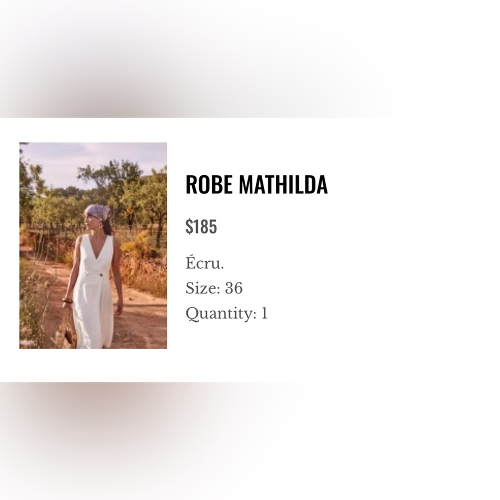 Sezane, robe Mathilda, sleeveless dress, maxi, linen, inner lining, ecru, 36